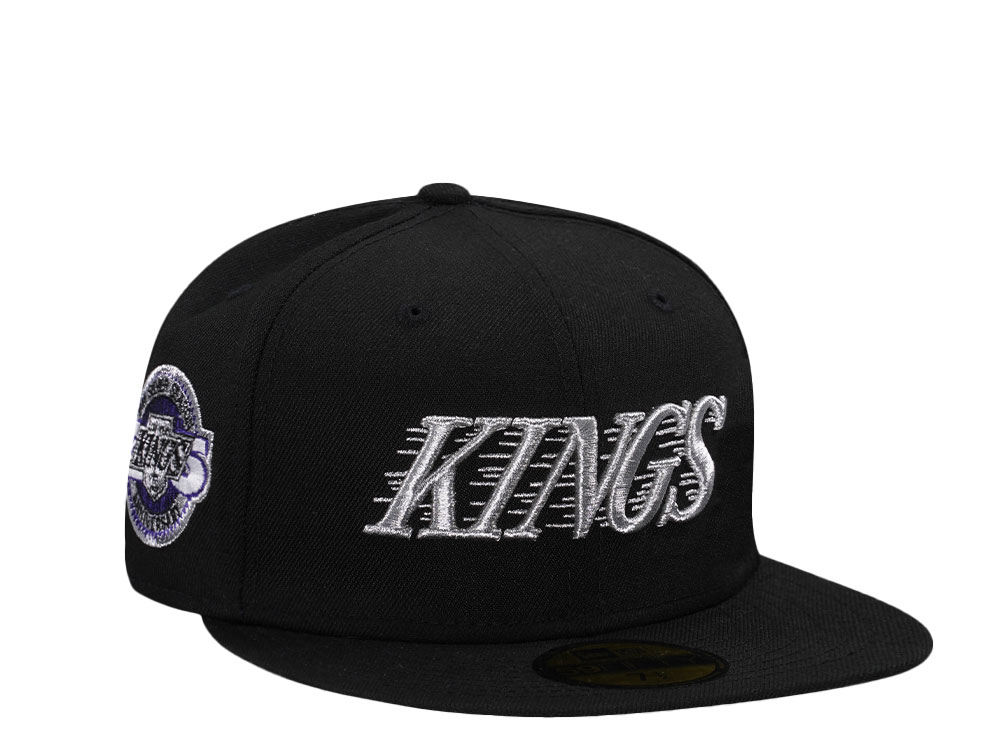 New Era Los Angeles Kings 25th Anniversary Black Prime Edition 59Fifty Fitted Hat