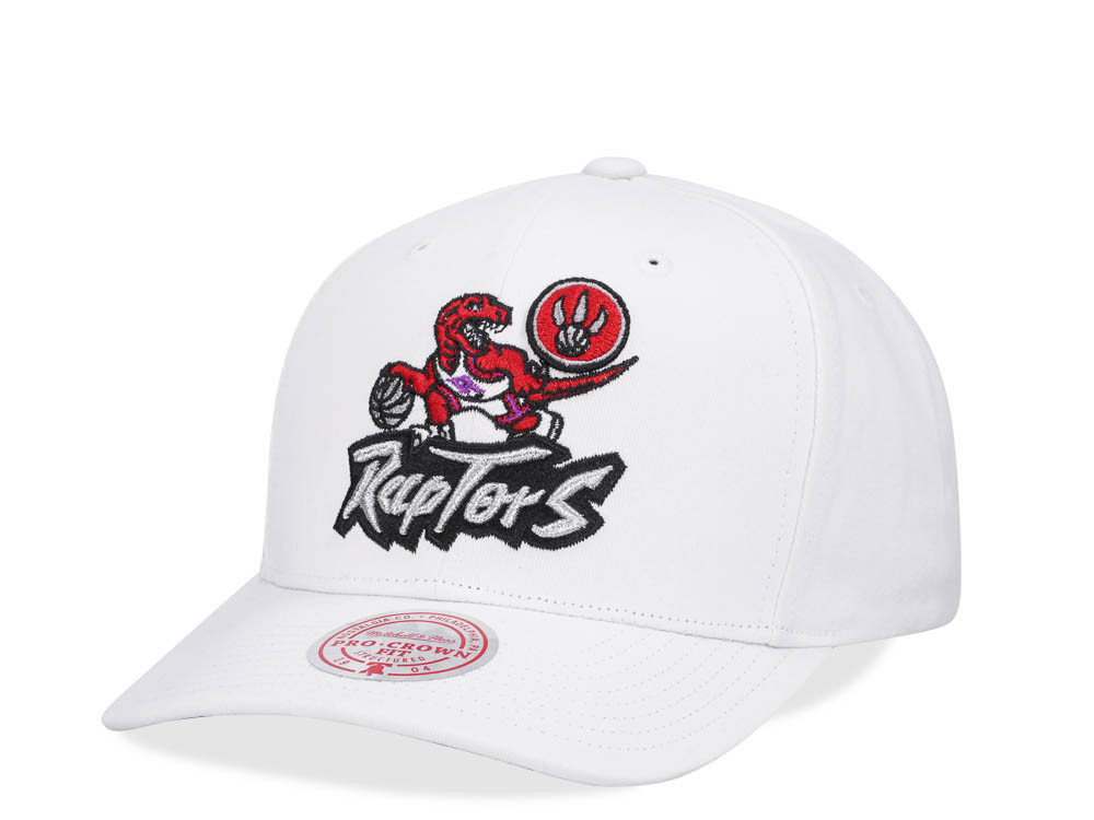 Mitchell & Ness Toronto Raptors All in Pro White Snapback Cap