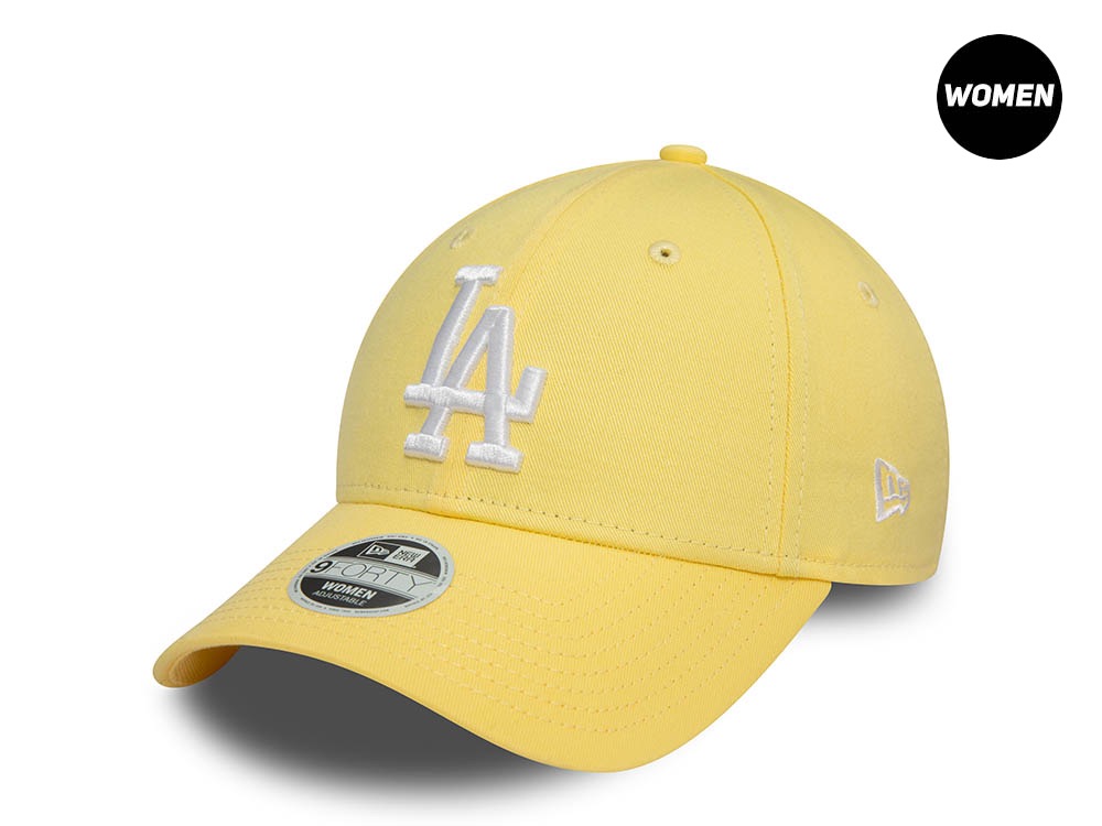 New Era Los Angeles Dodgers League Sunny Yellow Womens 9Forty Snapback Hat