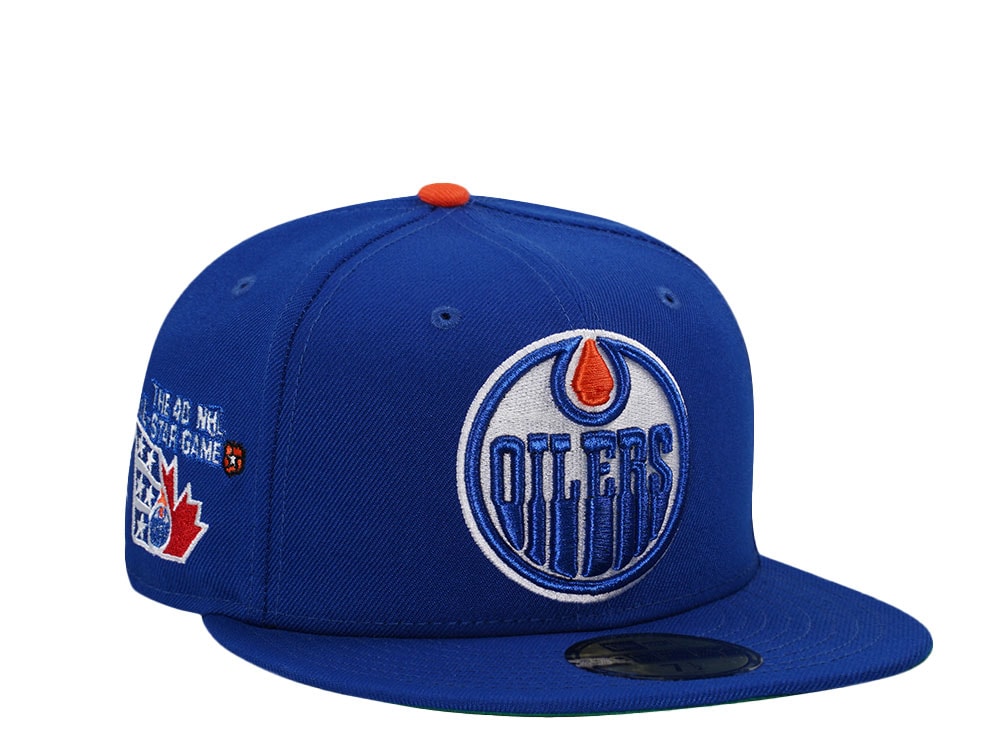 New Era Edmonton Oilers All Star Game 1989 Throwback Edition 59Fifty Fitted Hat TOPPERZSTORE.CO.UK