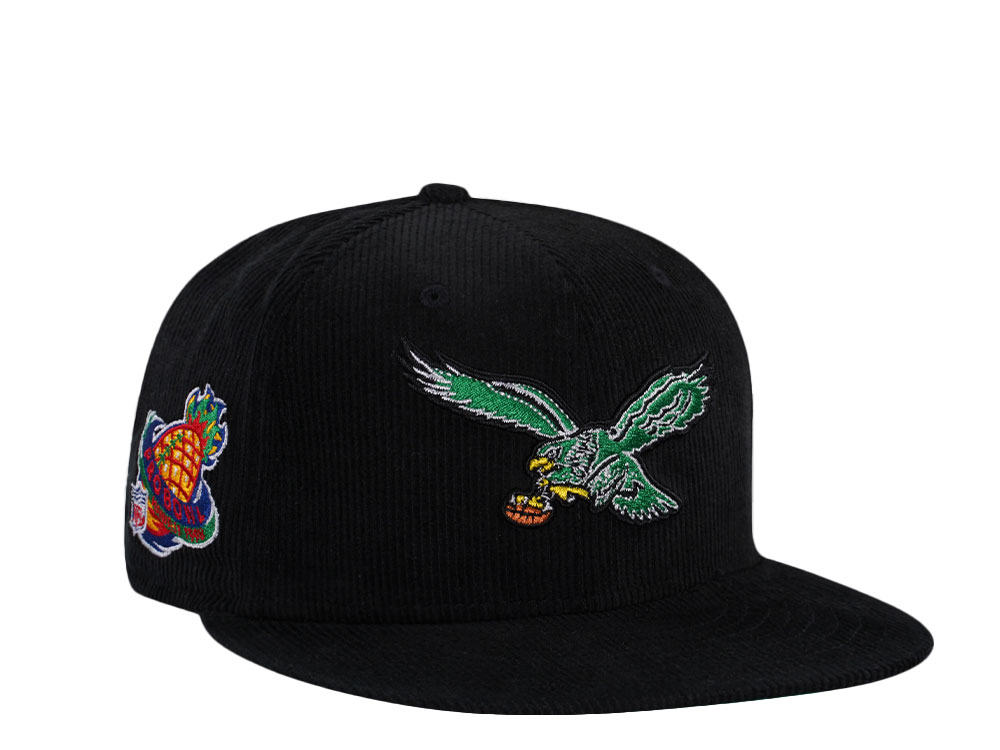 New Era Philadelphia Eagles Pro Bowl 1998 Black Corduroy Edition 59Fifty Fitted Cap