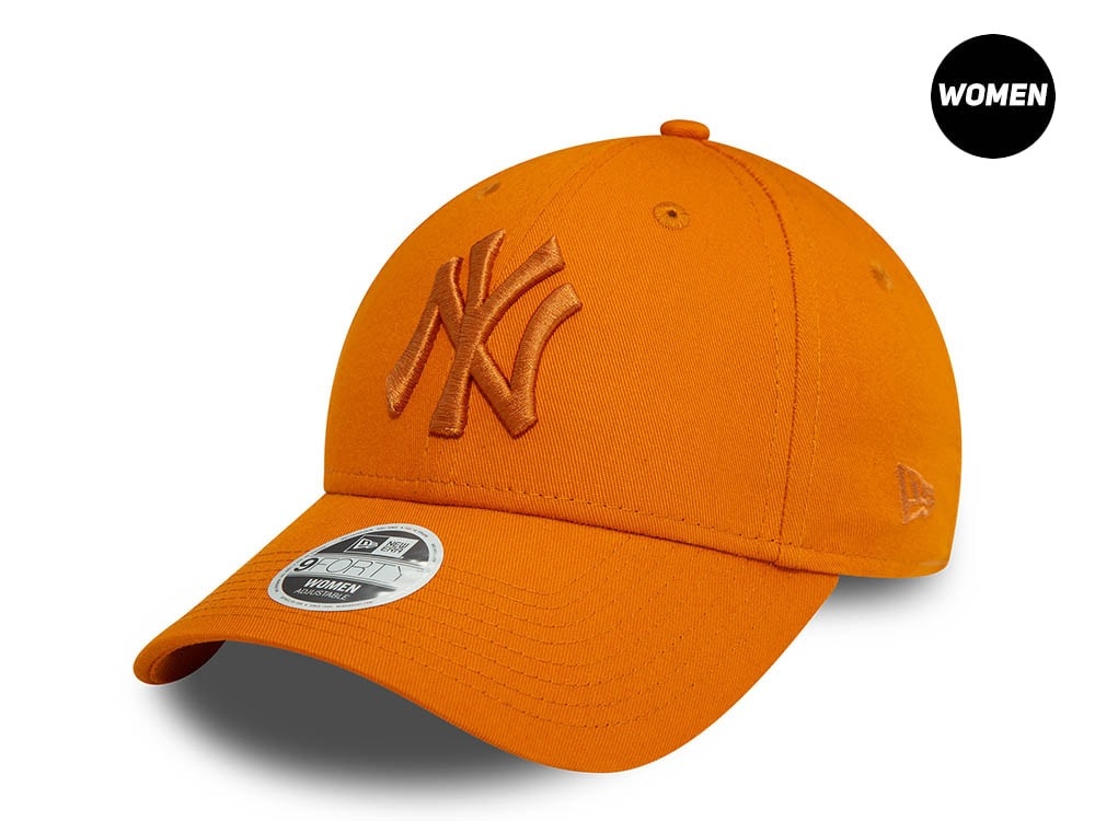 New Era New York Yankees Orange Womens 9Forty Strapback Cap