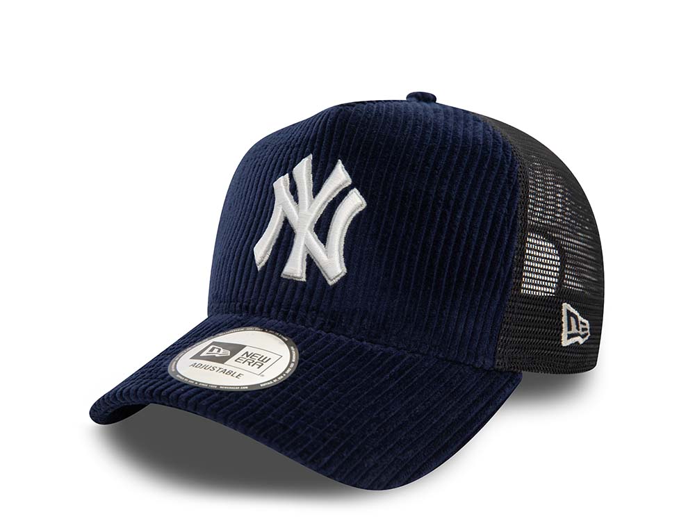 New Era New York Yankees Cord Trucker A Frame Snapback Hat