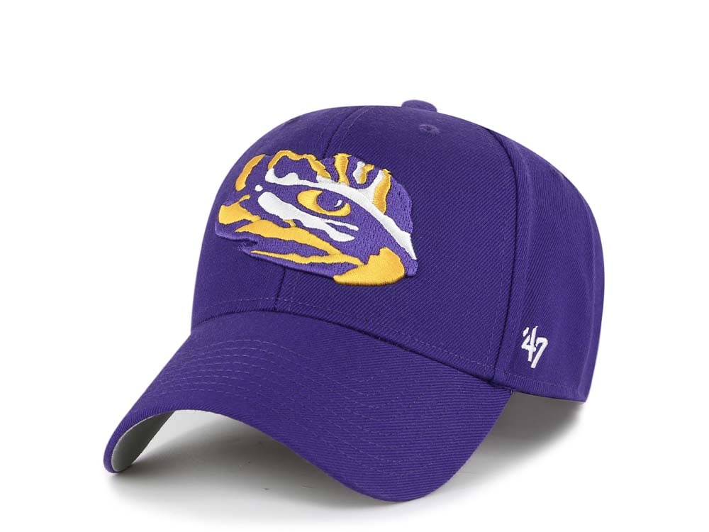 47Brand Louisiana State Tigers LSU Purple Wool MVP Strapback Cap