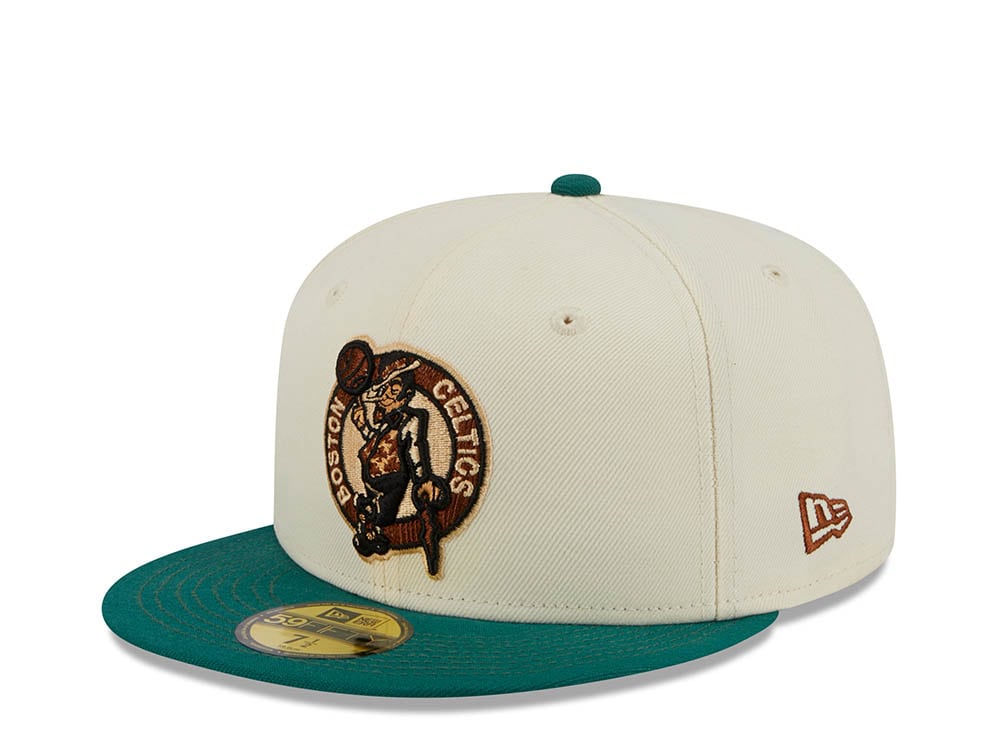 New Era Boston Celtics Stone Two Tone Camp Classic Edition 59Fifty Fitted Casquette