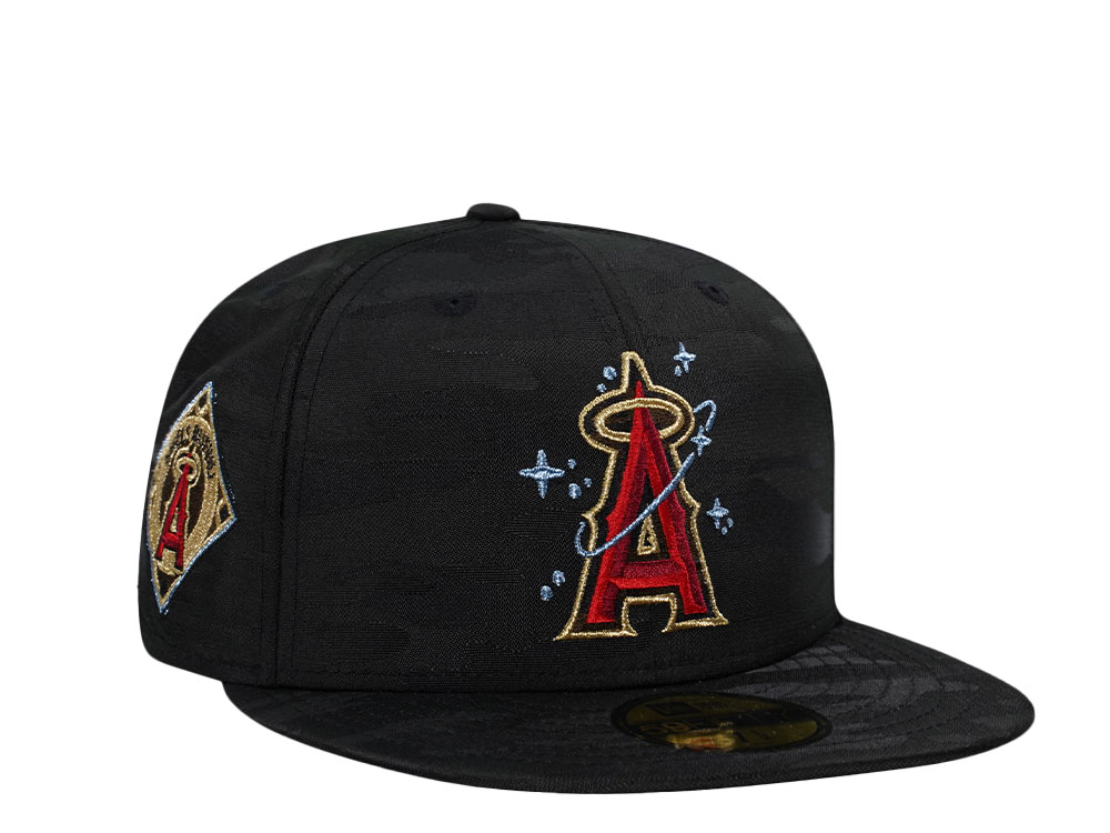 New Era Anaheim Angels Orbit Midnight Camo Prime Edition 59Fifty Fitted Cap