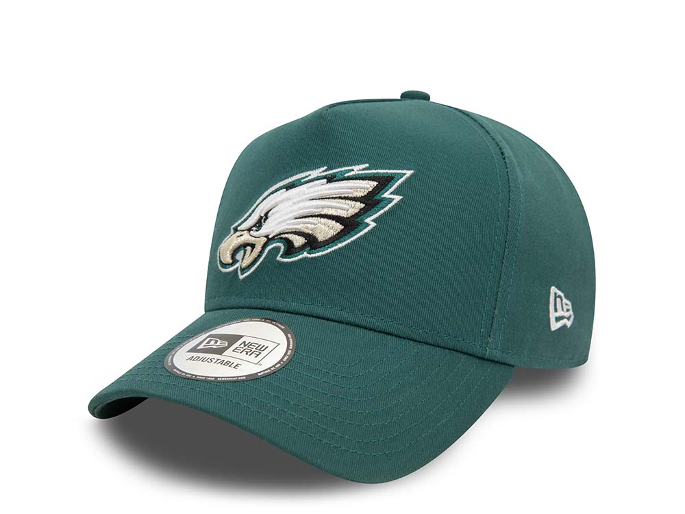 New Era Philadelphia Eagles Dark Green A Frame Snapback Hat