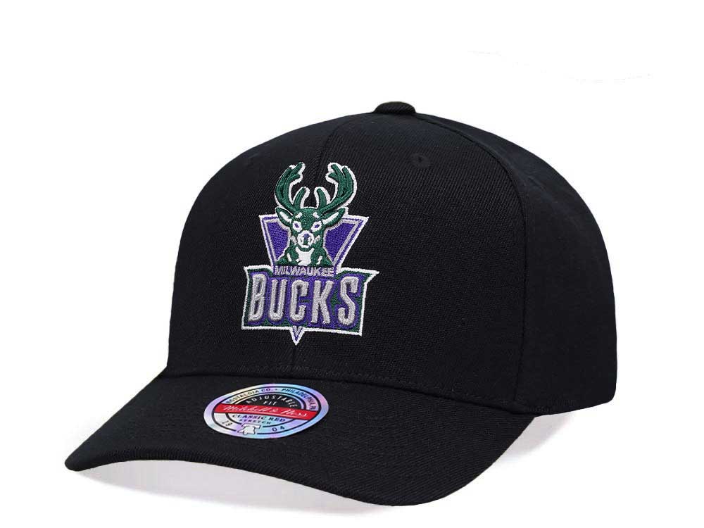 Mitchell & Ness Milwaukee Bucks Hardwood Classic Red Flex Update Snapback Cap