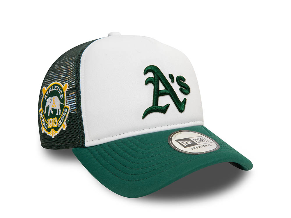 New Era Oakland Athletics World Series 1913 Foam Trucker A Frame Snapback Hat