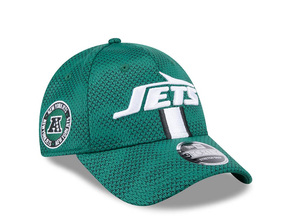 New Era New York Jets Sideline 2024 9Forty Stretch Snapback Cap TOPPERZSTORE.CO.UK