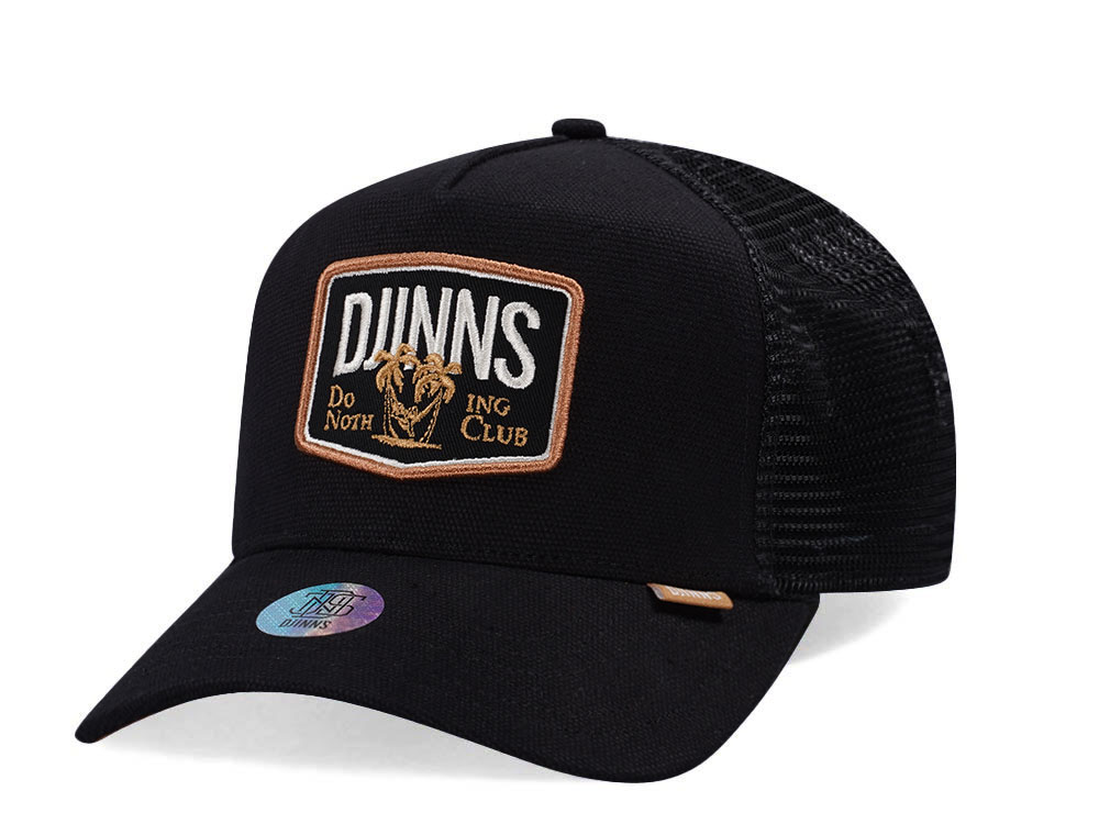 Djinns Do Nothing Club Black Trucker Snapback Cap