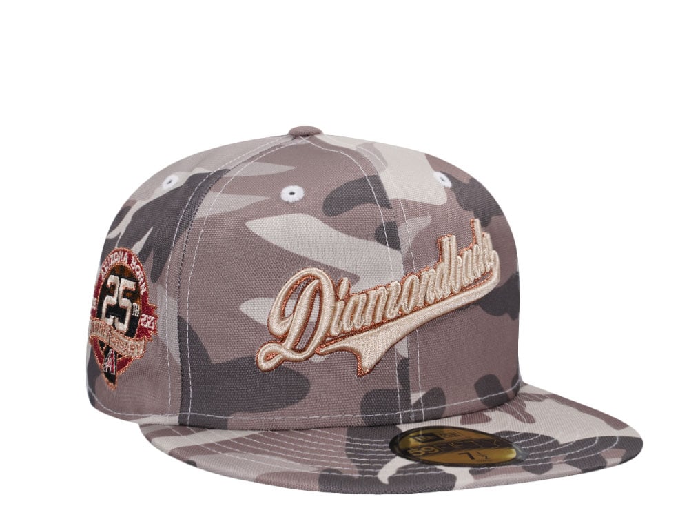 New Era Arizona Diamondbacks 25th Anniversary Camo Copper Edition 59Fiftys Fitted Hat