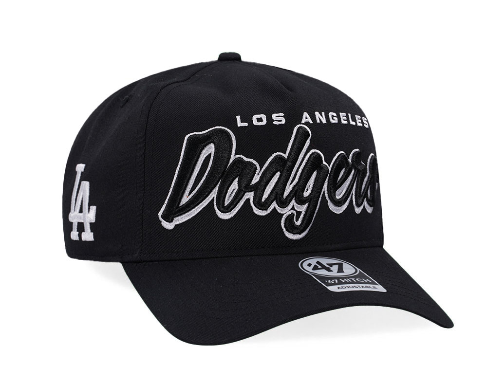 47Brand Los Angeles Dodgers Black Shadow 47 Hitch Snapback Cap