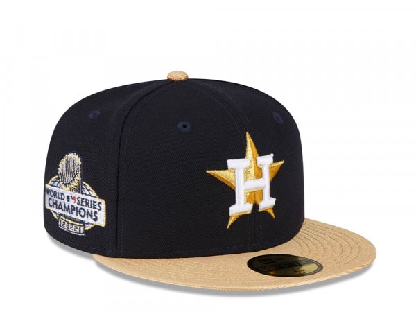 New Era Houston Astros World Series Champions 2022 Navy Gold