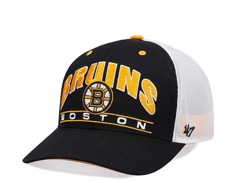 47Brand Boston Bruins Bone MVP Snapback Hat, 47 BRAND HATS, CAPS
